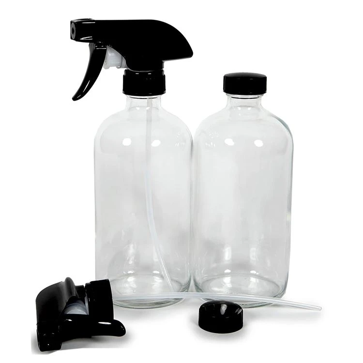16oz glass bottle with trigger