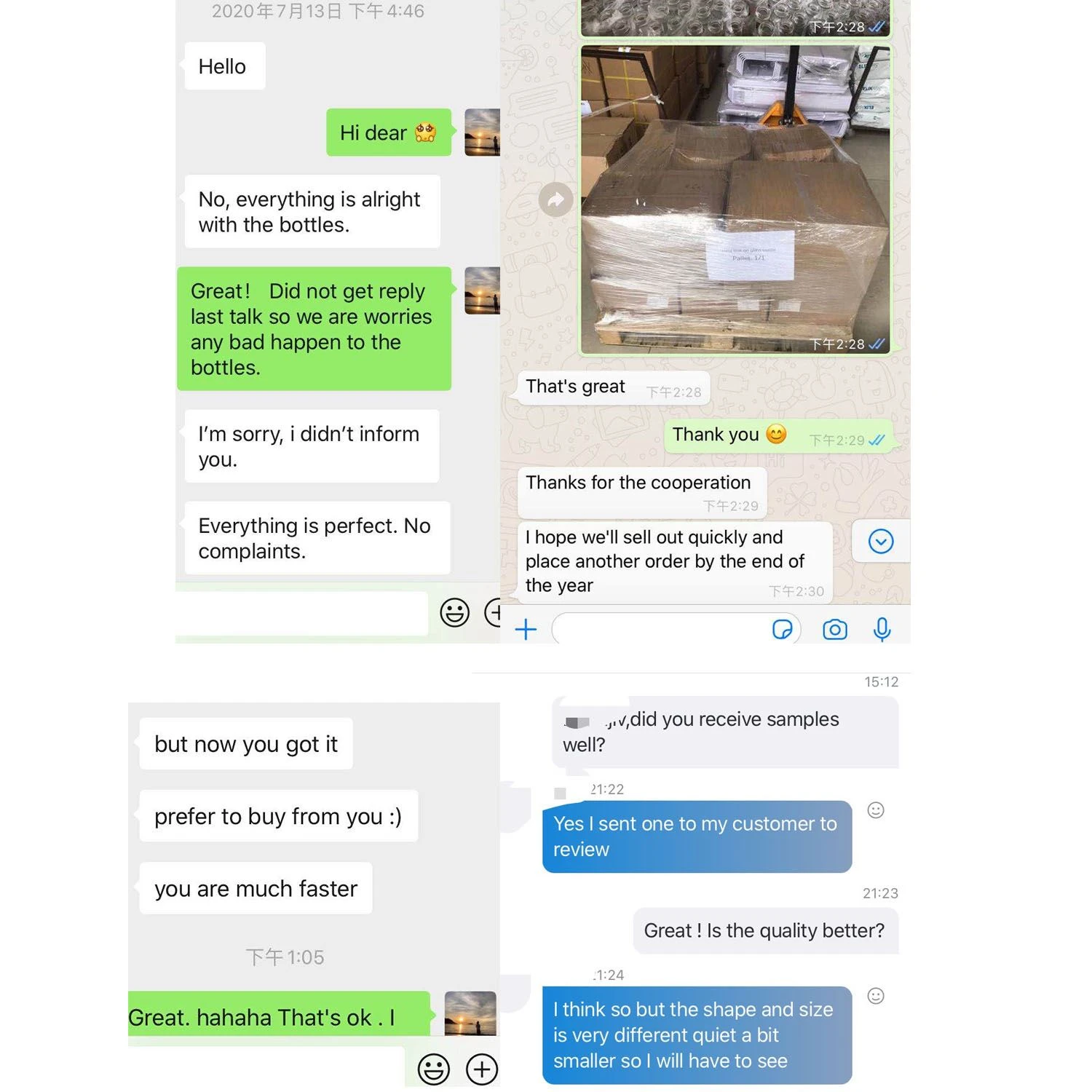 Buyer feedback